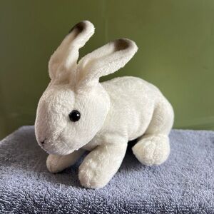 Rinco White Plush 8” Bunny Rabbit 2011 Stuffed Animal